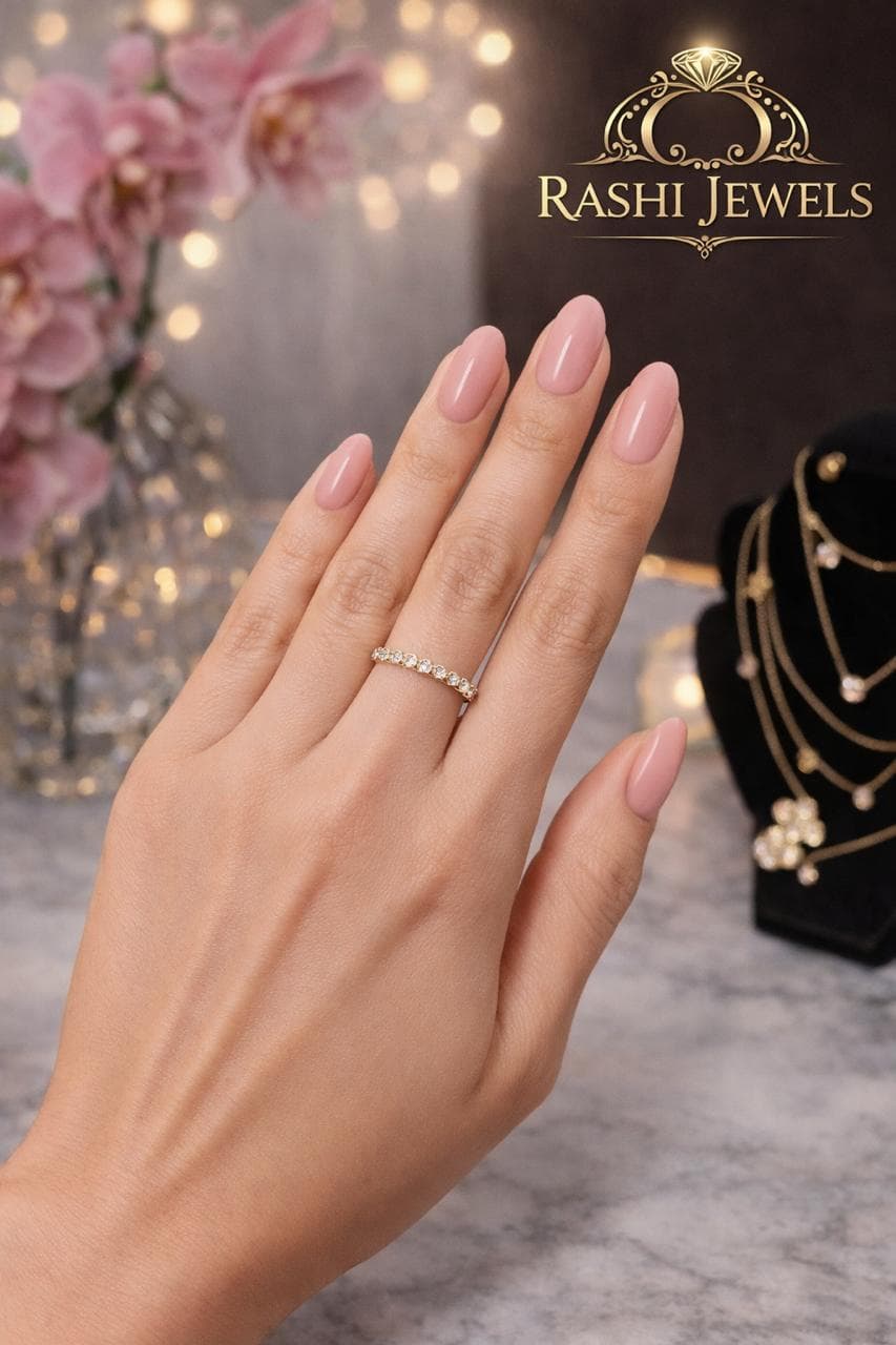 Crystal Eternity Band